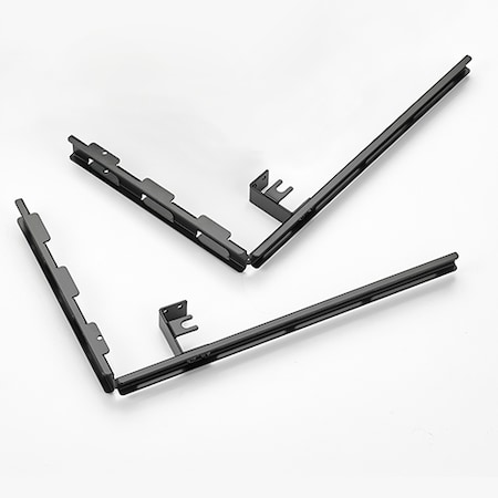 Chief Chief CSACB2 Mounting Bracket for Strut Channel - Black - 2 CSACB2